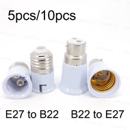 B22 To Screw E27 to B22 Lamp base Socket Converter Light Bulb Adaptor Holder AC power Adapter Lighti