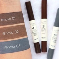 เจลเขียนคิ้ว กันน้ำ NOVO BEAUTY EYEBROW GEL 3g ดินสอเขียนคิ้ว