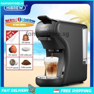 HiBREW 5 in1 Hot/Cold Espresso Coffee Machine /Capsule coffee maker for Nespresso/Dolce Gusto Capsule/Ground Coffee/ESE coffee pod/K-cup capsule