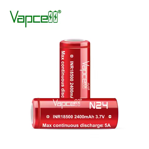 high capacity 18500 Vapcell INR18500 N24 2400mah 5A 18500 highest capacity li-ion 18500 battery for 