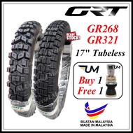 GRT VIVA TYRE GR321 GR268 GR113 250X17 275X17 TUBELESS BUNGA KASAR KEBUN GR 321 268 2.50 2.75 17 TIR