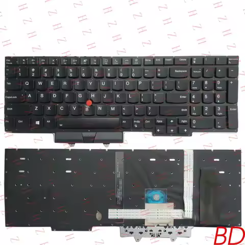 P+ C Shell Backlit Keyboard For Lenovo ThinkPad E15 Gen 2 Palmrest Cover