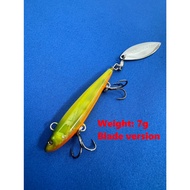 DRANCKRAZY TINXY(Blade) 7g #05 Chat Clear (Umpan TINXY Blade 7g DRANCKRAZY)