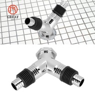 GREAT Y Pipe Connector, Waste Outlet Cover ABS Material Drain Tee Joint, Y Shaped Fits 40/50mm PVC P