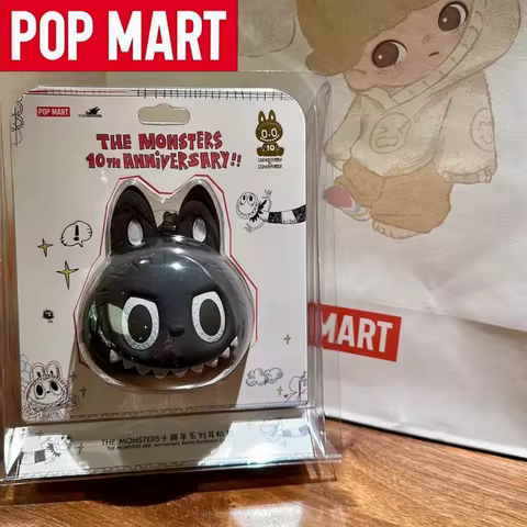 POP MART 10th Anniversary The Monster Labubu Series Headphone Case Popbean Blind Box Forest Fairy Ta