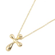 【二手】蒂芙尼 (Tiffany & Co.) 十字架項鍊，頸圍 41.5 厘米，18K（黃金），十字架項鍊，女士，二手 A