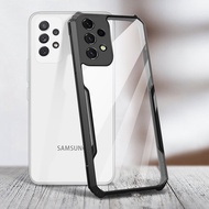 SAMSUNG A52 CASE / A52S CASE TRANSPARENT CLEAR ANTI-SHOCKPROOF BLACKFusion