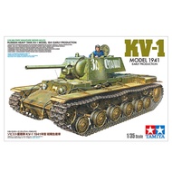 💯Tamiya Scale Models Tank #35372 - 1/35 Russian Heavy Tank KV-1 Model 1941 Early Production [35372]