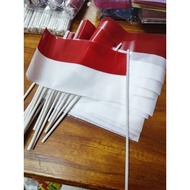MERAH Red and White Flag Stick Flag Stick Flag August 17