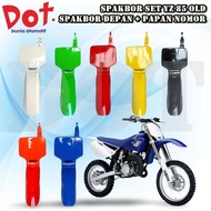 SPAKBOR SET FRONT NUMBER BOARD YZ85 YZ 85 OLD OLD Motorcycle CROSS TRAIL YAMAHA Motorcycle Sporty