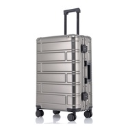 กระเป๋าเดินทาง รุ่น BRICK ALUMINIUM ดีไซน์ลายอิฐ อลูมิเนียมHigh-Gradeแท้100% จากแบรนด์ BAGGAGE LUGGA
