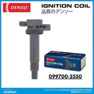 DENSO Ignition Coil 099700-2550 (1pc) For Toyota Vios NCP42 NCP93 NCP150 / Prius C NHP10