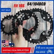 【Local Stock】64 104BCD Chainring Double Triple MTB 24T 26T 32T 38T 42T MTB Chainring Bike Chain Ring