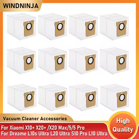 Dust Bag For Dreame S10 Pro/L10s Ultra/L20 Ultra/L30 Ultra/L20 Pro/S20 Pro For Xiaomi X10+/X20+/M30S