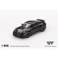 AT Toys Store - 1/64 Car Model -Mini GT -Porsche 911 Dakar Black MiniGT MGT00958