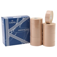 Ciana Kinesioology Tape (Width 2.5cm x Length 5m, 12 Rolls) - Made in Japan