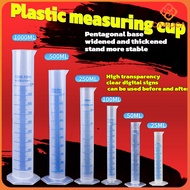 Cc 25/50/100/250/500/1000ml Plastic Measuring Cylinder Chemistry Laboratory Measure Cup Tool