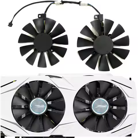 2Pcs/Set PLD09210S12HH,Graphics Fan,VGA GPU Cooler,For ASUS DUAL GTX 1060 6G,DUAL GTX1070 8G,For ASU