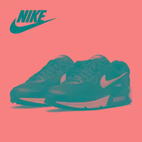 Nike Air Max 90 Black Unisex Lightweight Comfortable Running Shoes Sneakers Shoes