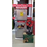 SHARP 7.4Cu ft 2 Door Inverter Refrigerator With Free Fan
