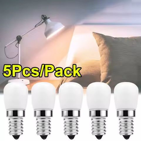 5/1PCS LED Light Bulbs E12/E14 LED Refrigerator Light Bulbs Refrigerator Lamp Bulbs Screw Bulb for R