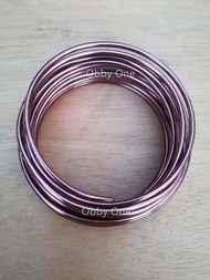 Aluminium Wire 1.5mm 2.0mm 3.0mm Art Craft Wire Bonsai Air Plant (5Meters/roll)