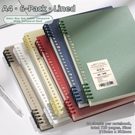 SIJINIANHUA | Detachable Ring Binder Notebook A4