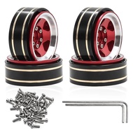 1.3-inch Brass RC Climbing Car Wheel Hub for 1/18 TRX4M SCX24 FMS Ascent-18 RC Car Metal Upgrade OP