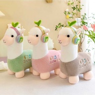Alpaca Sheep Doll with Handset Alpaca Doll Toy made of soft material with SNI 30 CM HEIGHT Plushie