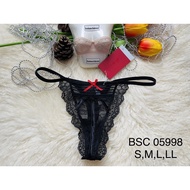 Bsc สวยSize XS, S,M,L,LL ชุดชั้นใน/กางเกงชั้นใน ทรงจีสตริง (G string) 05998