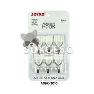 GANTUNGAN Joyko Adhesive Hook Hanger 3010 Adhesive Hook Wall Mount Adhesive Hook