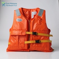SOLAS Approved Life Jacket, Marine Safety Life Vest, 150N Buoyancy with Whistle & Reflective Tape