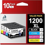 DOUBLE D Maxify 1200 Ink Cartridges Compatible for Canon PGI-1200XL PGI 1200 XL Pigment, High Yield 