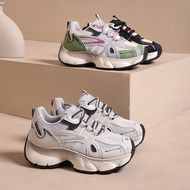 Autumn Thick-Soled Student Daddy Shoes Women Mesh Breathable Sneakers All-Match Fashion Ugly Cute Di