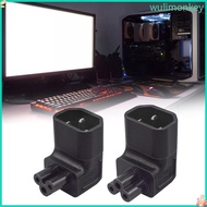 WU IEC 320 C14 to C5 Power Adapter C14 Male to C5 Female IEC320 250V 10A Plug Socket Connector Conve