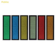 Picbliss LED Name Tag 44x11 Pixels Rechargeable LED Business Card Screen with USB Programming Digita