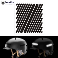 HUAIHAO Motorcycle Invisible Black Reflective Stickers Arrow Style Reflective Tape For Helmets Bikes