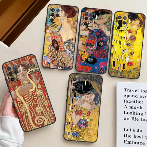 The Kiss Gustav Klimt Painting For OPPO A96 A76 A16 A54 A74 A94 A98 A78 A58 A5 A9 A52 A72 A53S A54S 