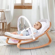 Coaxing Baby Artifact,เก้าอี้โยกเด็ก,Baby Sleeping Recliner กับทารกแรกเกิดเตียงโยก,เปลเด็กไม้ทึบ,เก้าอี้สบาย