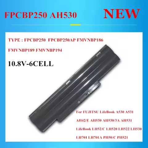 New AH530 battery For FUJITSU LifeBook A530 A531 AH42/E AH530 AH530/3A AH531 LH52/C LH520 LH522 LH53