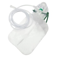 Non-Rebreather Oxygen Mask with Ordinary Connector, 7feet Length 6mm Oxygen Tube, DEHP-Free and Late
