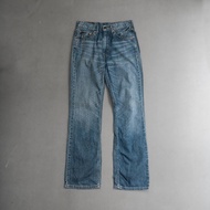 < White Wood 11 > VINTAGE LEVIS 517 DENIM American Light Blue Boot Type Flared Trousers