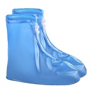 ที่คลุมรองเท้ากันน้ำป้องกันฝนสำหรับรองเท้าที่เหมาะกับชายและหญิงวัสดุพีวีซีฝาครอบไม่รองเท้าแบบสวมฝนตก