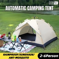 Automatic Tent For Camping 2-6 Person Waterproof Double Layer Camping Tent Outdoor Dome Family Tent