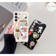 Cute Trendy Snoopy Aesthetic Softcase for Vivo V9 V17 V19 V21 V23 V23E V27 V27E V29 V29E V15 V20 V25