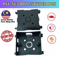 PVC BOX SURFACE TYBE NUT /ELECTRICAL BOX/ BLACK BOX/ Switch Socket Base /BASE 3×3