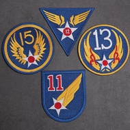 WWIII WWII Army Armband Air Force Badge A2 Flight Badge Tactical Army Fan 11 Air Force Epaulet Cap B
