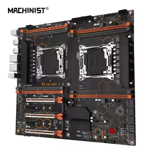 MACHINIST X99 MD8-3 Suportepara, placa-mãe, Dual, Xeon, CPU, E5 V3/V4, DDR3 Memória Oito canais SATA