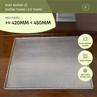(>= 420 mm, < 450 mm) [Pre-order] Hole tray - Oven tray, dryer tray - Size upon request