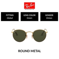 Ray-Ban Round Metal Unisex Global Fitting Sunglasses (50/53 mm) RB3447 1